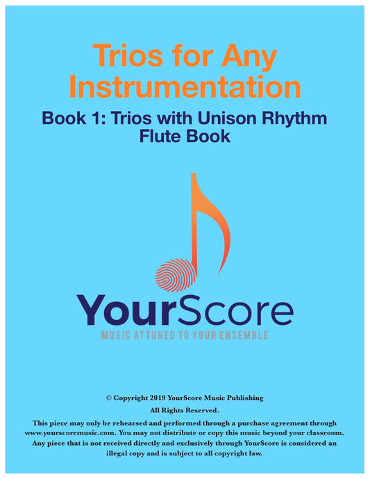Cover of Trios for Any Instrumentation, a collection of trios for any instruments.