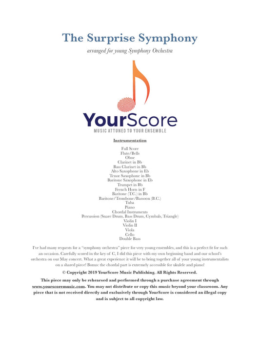 The Surprise Symphony (Music for All Series)